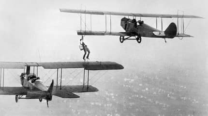 Luftbetankung, fliegende Tankstellen, Curtiss, JN4 Aerial Gas Station