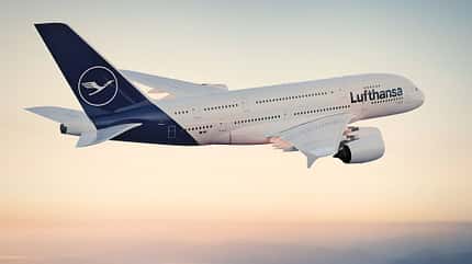 Airbus A380 der Lufthasa
