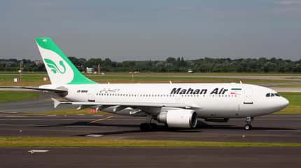 Airbus, A310, airliner, iran air, mahan air, polaris, MRTT, ULS Cargo Airbus A310 Mahan rollend am Boden