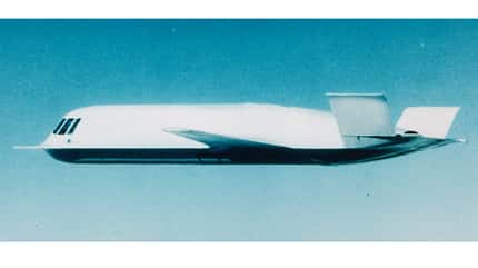 Tacit Blue, groom lake, area 51, stealth, geheim, us air force, northrop, b-2, tanrkappe, dayton usaf museum Tacit Blue in der Luft