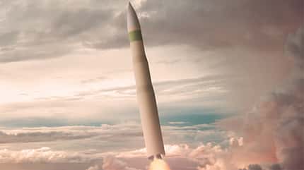 ICBM, interkontinental rakete, minutemen III, fehlstart, vandenberg, us air force, atomrakete, lgm-30, lgm-35, sentinel, lockheed, northrop Interkontinental-Rakete beim Start