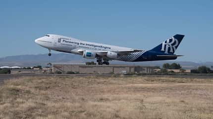 Testbed, flying Testbed, fliegender Prüfstand, Triebwerktest, Boeing 747, Rolls Royce, RR 01, 747 267B, N787RR