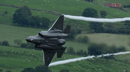 Mach Loop, Royal Air Force, Tiefflug, Wales, F35, F35A, Lightning II
