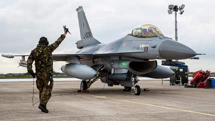 F-16, F-35, lighning, lockheed martin, f16, f35, niederlande, kampfflugzeug, fighting falcon F-16 Niederlande am Boden