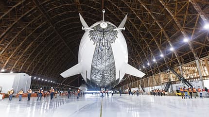 Lta research, pathfinder 1, luftschiff, zeppelin, hindenburg Pathfinder 1 Luftschiff im Hangar