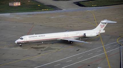 MD-83 German Wings rollend am Boden