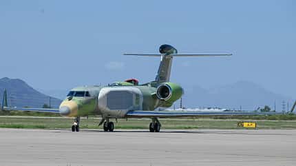 EC-37B, EA-37B, Compass Call, eloka, us air force, gulfstream, g550, ec-130h, hercules EC-37B am Boden