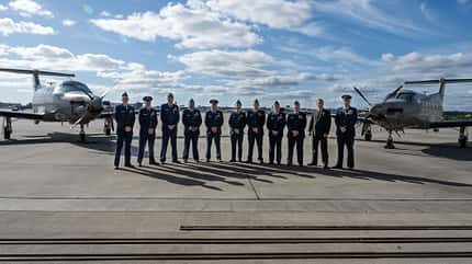 u28, u-28a, draco, us air force, afghanistan, special forces, ops, pilatus, pc-12 Besatzungen vor U-28A Draco