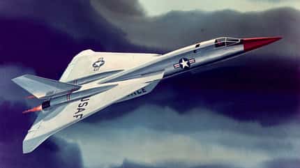 f108, xf-108, rapier, north american, naa mach 3, jäger, kampfflugzeug XF-108 Rapier Farbzeichnung