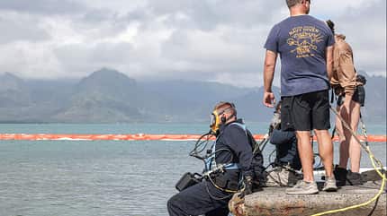Taucher im Einsatz