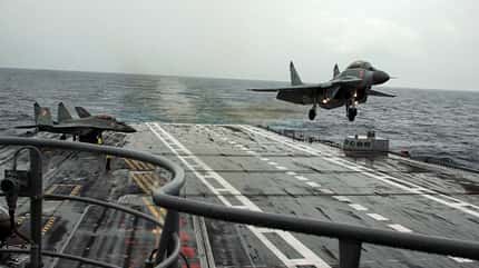 MiG29K, MiG29, Mikojan, Indien, Indian Navy, Indische Marine MiG-29K der indischen Marineflieger
