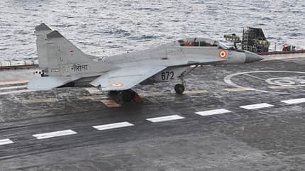 MiG29K, MiG29, Mikojan, Indien, Indian Navy, Indische Marine MiG-29K der indischen Marineflieger