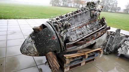 Stuka, Ju87, Junkers, Ju 87 Wrack einer Ju 87 aus Finnland