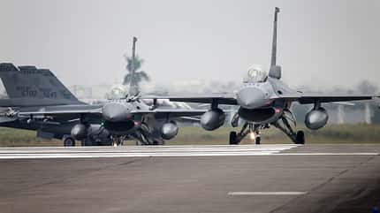 taiwan, f16, f-16v, fighting falcon, lockheed martin, aidc F-16V Taiwan von vorn