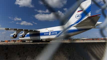 An124, Antonow, Antonov, An 124, Volga Dnepr, Volga-Dnepr, Russland, Toronto Russian Cargo Plane Seized At Toronto Pearson Airport