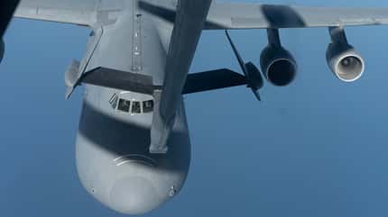 C5M, Lockheed, KC10, Galaxy, Extender, Luftbetankung C-M Galaxy betankt KC-10 in der Luft.
