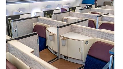 airbus, air india, premiere, a350, verkehrsflugzeug Airbus A350 Air India Business-Class Suiten