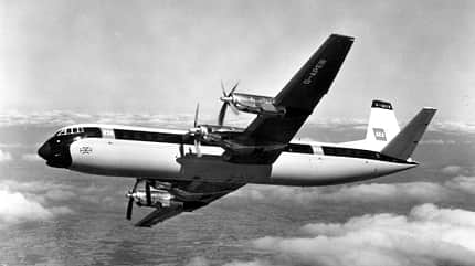 Vickers, Vanguard, BEA, TCA, Propeller, Historie, Geschichte, Turboprop