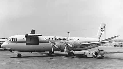 Vickers, Vanguard, BEA, TCA, Propeller, Historie, Geschichte, Turboprop