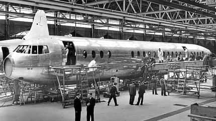 Vickers, Vanguard, BEA, TCA, Propeller, Historie, Geschichte, Turboprop