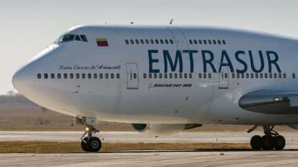Boeing 747-300 von Emtrasur (ex-Mahan Air).
