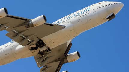 Boeing 747-300 von Emtrasur (ex-Mahan Air).