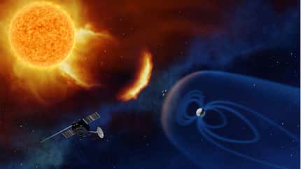 Weltraumwetter, Raumfahrt, Sonne, Solarflare, Strahlung, Polarlichter, EMP, ESA, NASA