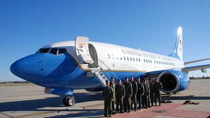 US Air Force, usaf, C-40, Blinken, Panne, Zürich, wef, boeing, 737 Boeing C-40 USAF mit Besatzungen
