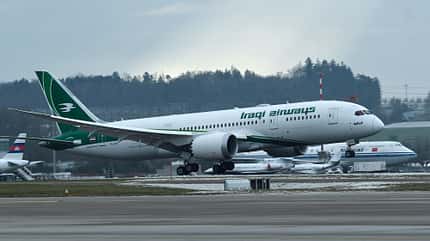 Boeing 787 Iraqi Airways Landung