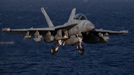 USS Gerald Ford, CVN-78, flugzeugträger, us navy, hornet, growler, carrier, homecoming Growler landet auf USS Gerald Ford