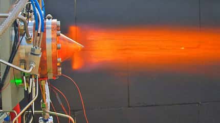 Rotation Detonation Engine, Antrieb, Triebwerk, Überschallverbrennung, RDE, Raumfahrt, Militär, Venus Aerospace VennusAero-RDRE-Test