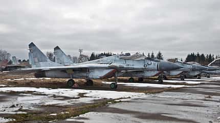 Mikojan MiG-29 abgestellt