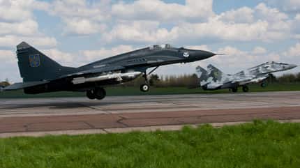 Mikojan MiG-29 Ukraine Doppelstart