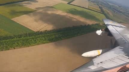 Mikojan MiG-29 Ukraine HARM unter der Tragfläche