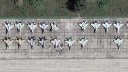 mig29, MiG-29, Fulcrum, ukraine MiG-29 Ukraine Satellitenaufnahme