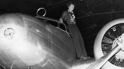 Amelia Earhart, verschwinden, lockheed, electra, wrack Amelia Earhart auf Lockheed Electra