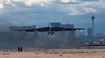 B-52 Start in Nellis AFB