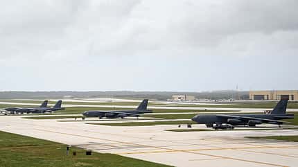 B-52H abgestellt auf Guam