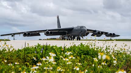 B-52H auf Abstellfläche