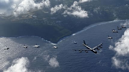 Cope North 2024 Formation mit B-52