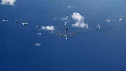 Cope North 2024 Formation mit B-52