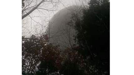 Aerostat, JLENS, US army, Polen, frühwarnung Aerostat losgerissener Fesselballon in Bäumen