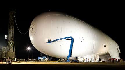Aerostat, JLENS, US army, Polen, frühwarnung Aerostat Fesselballon Aufblasen