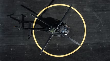 Bo105, pah-1, heer, mbb, hubschrauber, russland, bo 105 Bo 105 Russland auf Helipad von oben