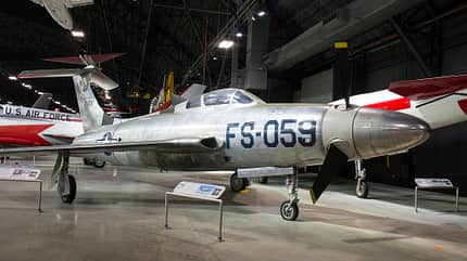 XF-84H, Thunderscreech, Republic, f84, usaf XF-84H Thunderscreech im Museum