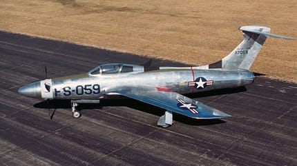XF-84H Thunderscreech am Boden