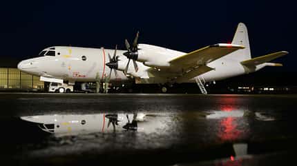 Mitflug in der P-3C Orion der Deutschen Marine.