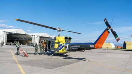 hh-212, ab212, augusta-bell, huey, ami, italien, aeronautica militare HH-212 Huey am Boden