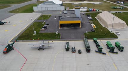 Flugplatz Lielvarde mit An-2