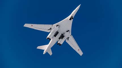 Tu160, Tupolew, Tupolev, Tu-160, Tu160M Tupolew Tu-160M in Aktion